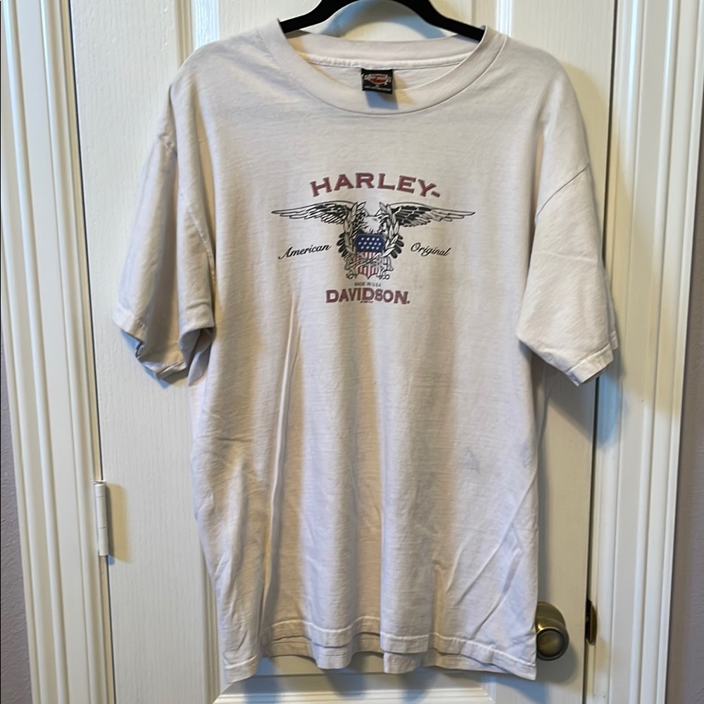 Harley-Davidson White Men's T-Shirt